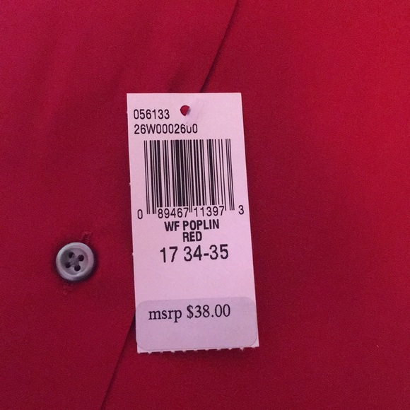 Arrow Long Sleeve Men’s Dress Shirt XL 17 34/35 - Picture 5 of 9